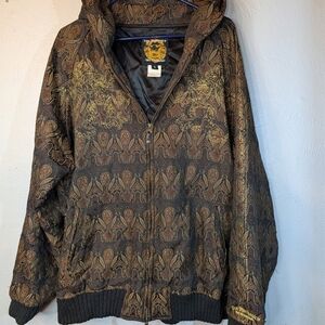 Men's Brown Patterned Jacket